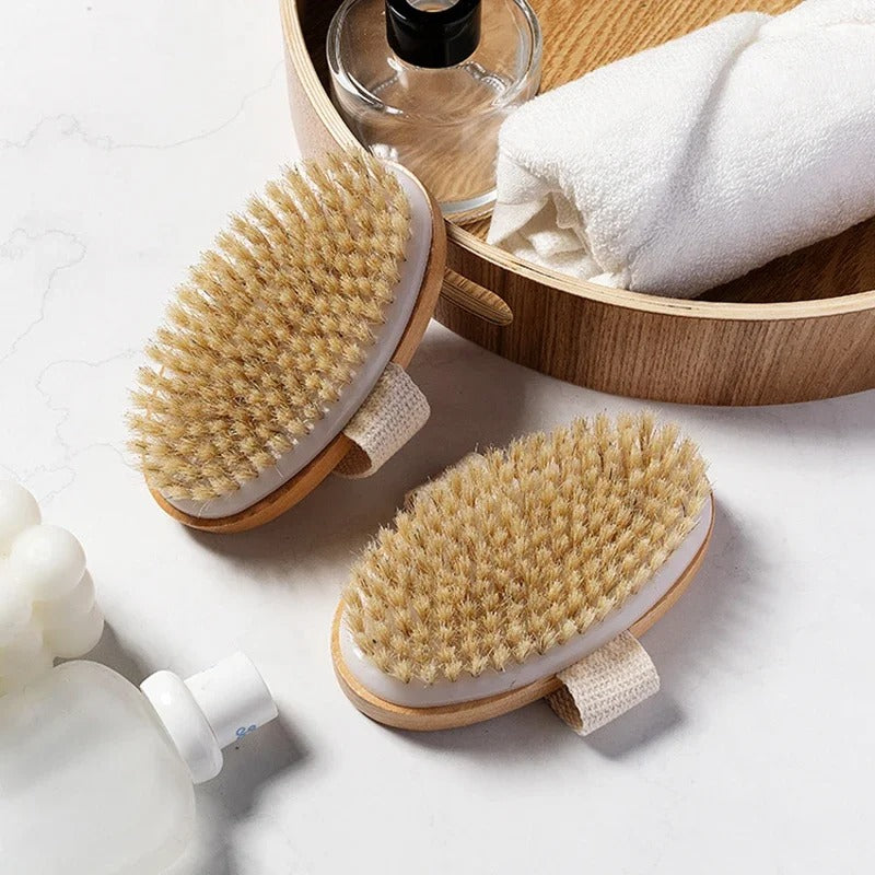 Velmo™ - Brosse exfoliante en poils naturels