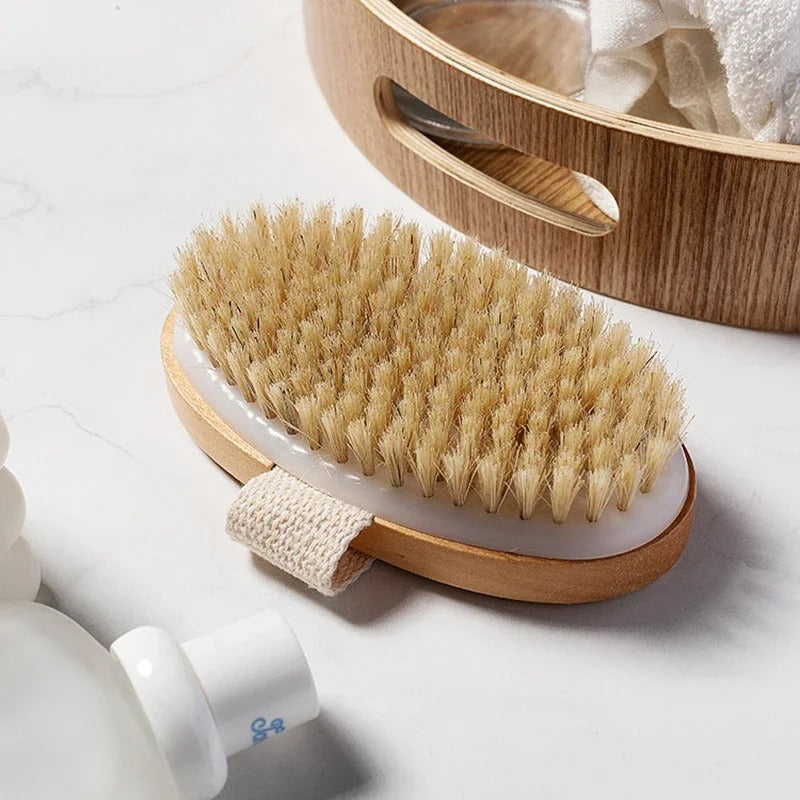 Velmo™ - Brosse exfoliante en poils naturels