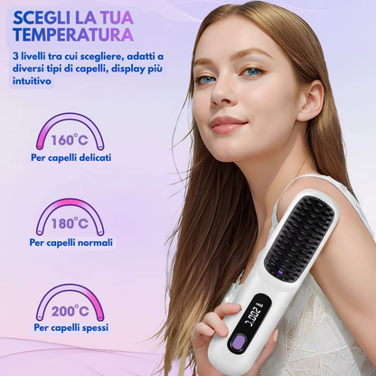 VelmoLisse™ | Spazzola lisciante per capelli