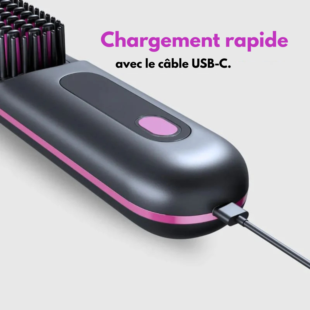 Brosse pour lisseurs de cheveux | VelmoLisse™